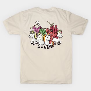 Koala Warriors Riding Unicorns T-Shirt